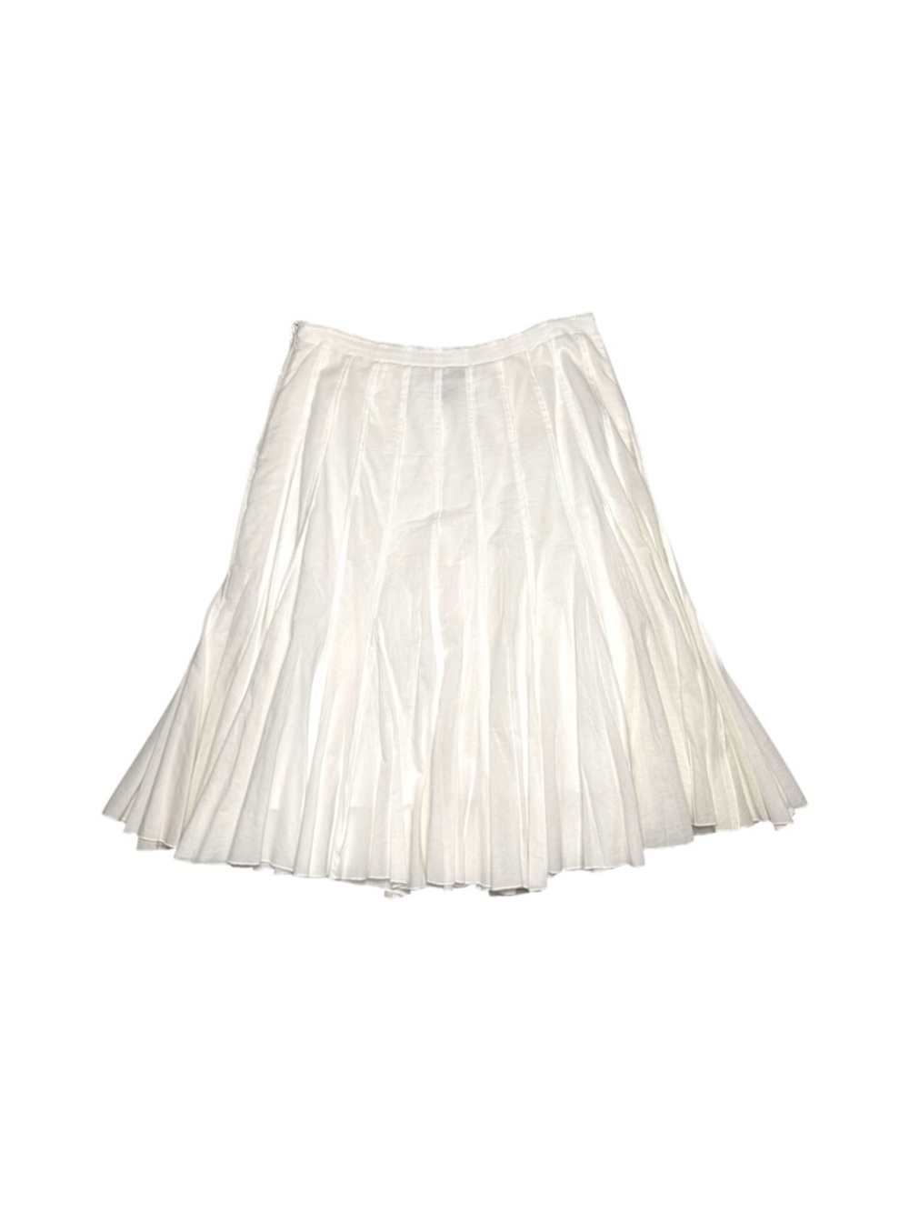 Nue Options Women's White Midi Skirt Size 10P